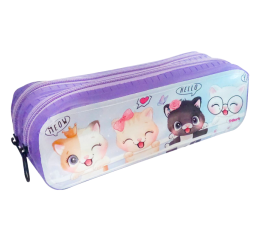 ESTOJO RETANGULAR DUPLO GATINHAS TRT4079