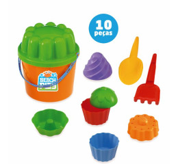 KIT BALDE BEACH PLAY C/ACESS.10P&Ccedil;S 23CM 361
