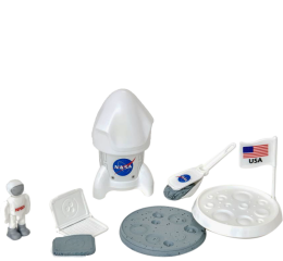 NASA KIT FOGUETE MASSA C/ACES.21,5CM 673