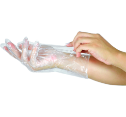 LUVA PLASTICA C/100 1494