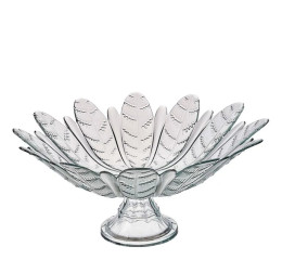 CENTRO DE MESA FOLHAS TRANSP.38X19 C/PE 1500