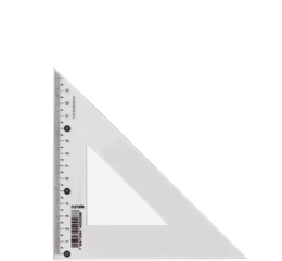 ESQUADRO 21CM X 60GRAUS C/10 10070002