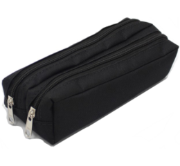 ESTOJO JOVEM DUPLO C/2 FECHOS PRETO 10080089