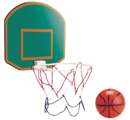 MINI TABELA DE BASQUETE C/BOLA 28CM XIS1243