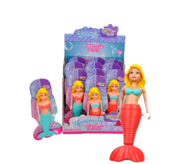 BONECA YASMIM SEREIA PRINCESA CORDA CORES WB12494