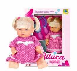 BONECA BILUCA HAIR FASHION 42CM 3044