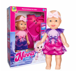 BONECA NINHA DODOI C/ACESS. 35CM 3336