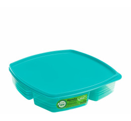 MARMITA PLAST.C/4 DIV.C/TPA.HERM.INTEN.1,6LTS 7980