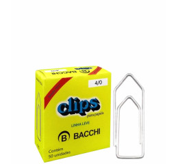 CLIPS GALVANIZADO 4/0 BACCHI 10X50UN