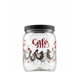 POTE ORGANIZ.DEC.GALINHA CAFE 1,7LT 6628 C/12