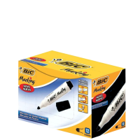 PINCEL MARCADOR P/QUADRO BCO RECARREGÁVEL PTO C/12