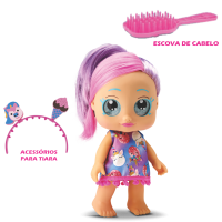 BONECA MY LITTLE GLITTER PENTEADOS 32CM 8284