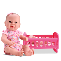 BONECA DIVER NEW BORN BERCINHO OLHO M. 50CM 8090