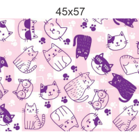 SACO P/PRES.INF.SWEET CATS 45X57 C/25