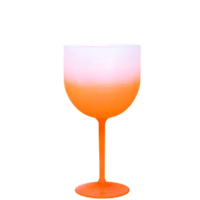 TAÇA GIN 575ML DEGRADE LARANJA 6669