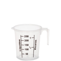 JARRA MEDIDORA PLAST.250ML 2347