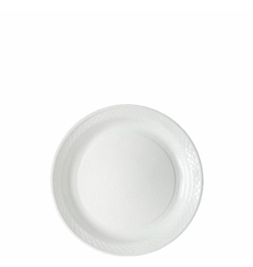 PRATO PLASTICO DESC.15CM C/10