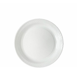 PRATO PLASTICO DESC.18CM C/10