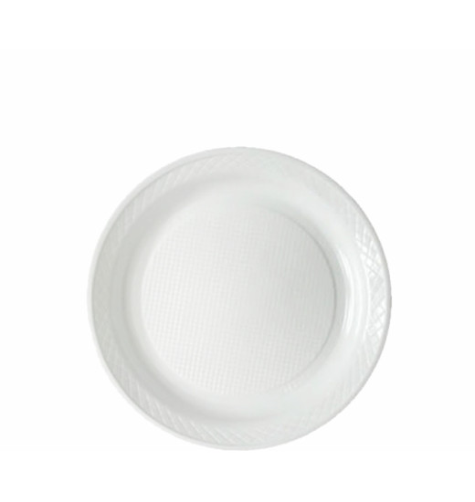 PRATO PLASTICO DESC.18CM C/10