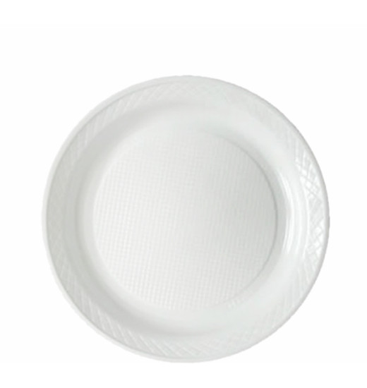 PRATO PLASTICO DESC.21CM C/10