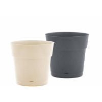 VASO REDONDO TEXTURIZADO C/PRATO 3,8LT CZ/BG 5052