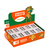 BORRACHA BRANCA LEO LEO N°40 C/40  4419
