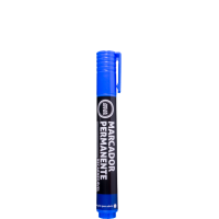 MARCADOR PERMANENTE RECAR.TINTA AZUL C/12 96070