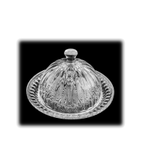 QUEIJEIRA DE CRISTAL C/TAMPA 20CM 7403