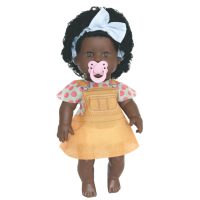 BONECA DANADINHAS NEGRA 42CM 768