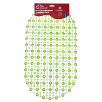 TAPETE PLAST.FURADINHO TRANSP.CORES 35X65CM MR72