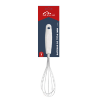 BATEDOR DE OVOS INOX C/CABO BCO 25,5CM MR124¢