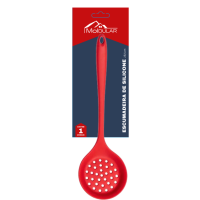 ESCUMADEIRA DE SILICONE VERMELHA 28,5X8,2CM MR134