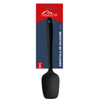 ESPATULA DE SILICONE PRETA 27,8X6,1CM MR140