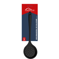 ESCUMADEIRA DE SILICONE PRETA 28,5X8,2CM MR142
