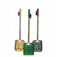 ESCOVA SANITARIA CB INOX 50CM C/SUP.QUAD.DEC.MR54