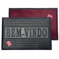 TAPETE TECIDO BEM VINDO EMBOR.C/BORDA 40X60CM MR67