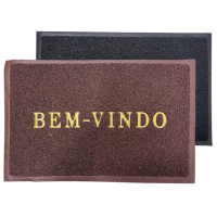 TAPETE EMBORRACHADO BEM VINDO CORES 38X58CM MR69