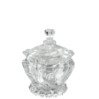 POTICHE DE VIDRO ESPIRAL 10,5CM MR193