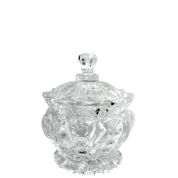 POTICHE DE VIDRO BOLHAS 10,5CM MR194