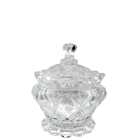POTICHE DE VIDRO DIAMANTE 10,5CM MR195
