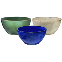 TIGELA CERAMICA BRILHANTE CORES 350ML C/24 CM113