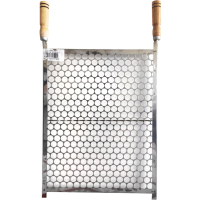 GRELHA MOEDA TODA INOX Nº6 50X40