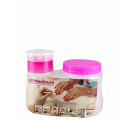 KIT MANICURE PORTA ACETONA+ALGODAO 460035
