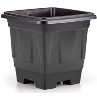 VASO P/PLANTA QUAD.GG 40CM(ALT) PT 30LT 315
