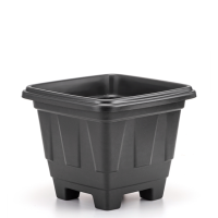 VASO P/PLANTA QUAD.P 17CM(ALT) PTO 2,5LT 129