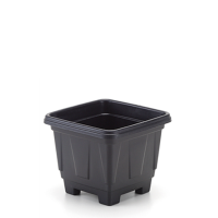 VASO P/PLANTA QUAD.PP 12,5CM(ALT) PTO 1LT 234