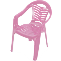 POLTRONA INFANTIL 52X28X35CM ROSA 4650R
