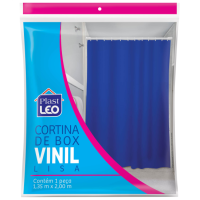 CORTINA P/BOX VINIL LISA COR.FORTE C/VISOR 621/S2