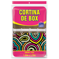 CORTINA P/BOX ESTAMPADA COM PRESILHA 615