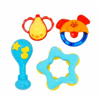 KIT CHOCALHOS BABY C/4PCS 26CM 0029